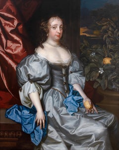 Portrait of a Lady holding a lemon, c. 1665-75