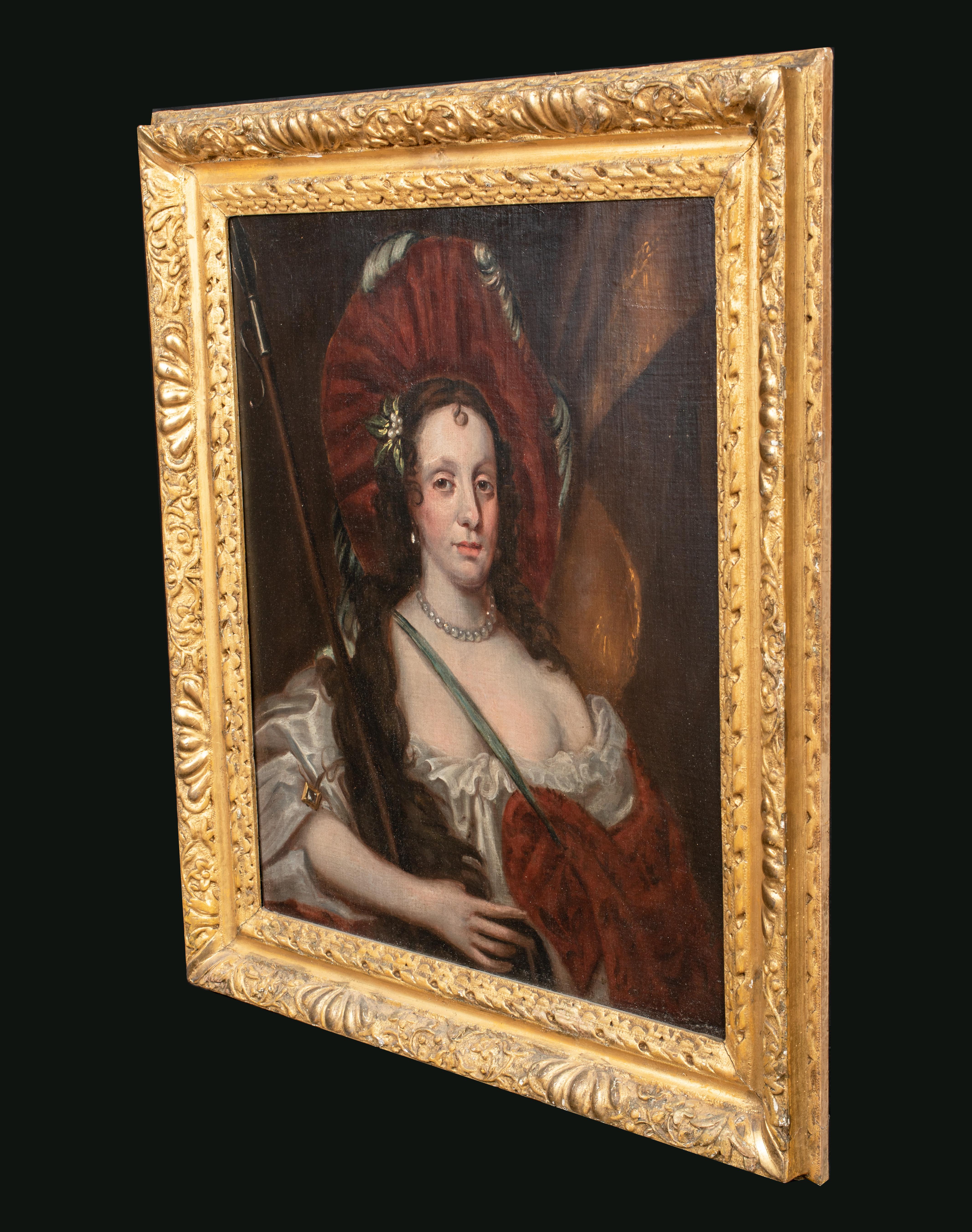 Portrait of Catherine of Braganza (1638-1705) Queen Consort of King Charles II  1