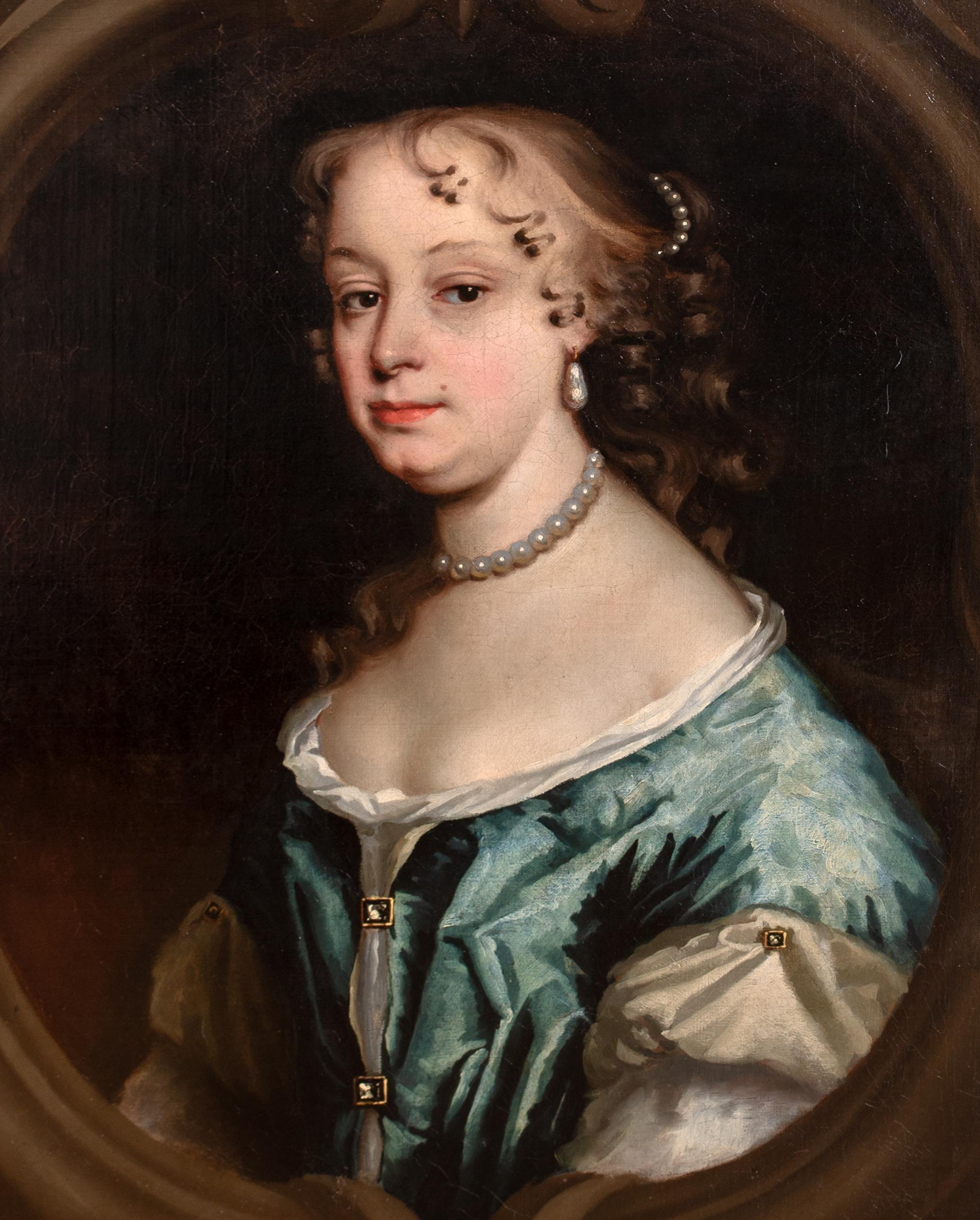Ritratto di Mary Wither di Andwell, XVII secolo  Jacob Huysmans (1633-1696) in vendita 4