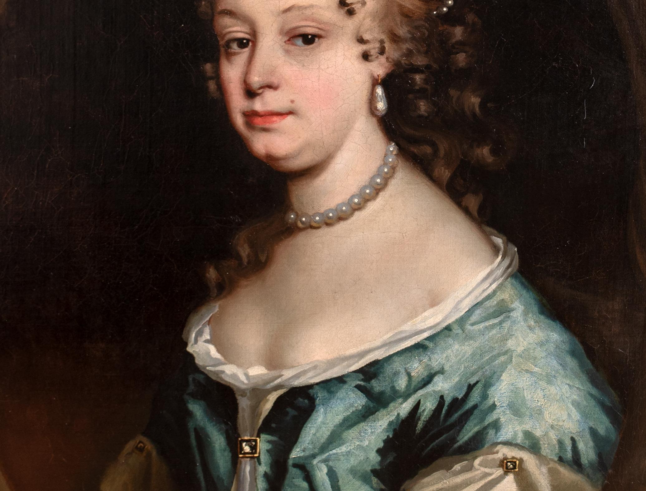 Ritratto di Mary Wither di Andwell, XVII secolo  Jacob Huysmans (1633-1696) in vendita 5