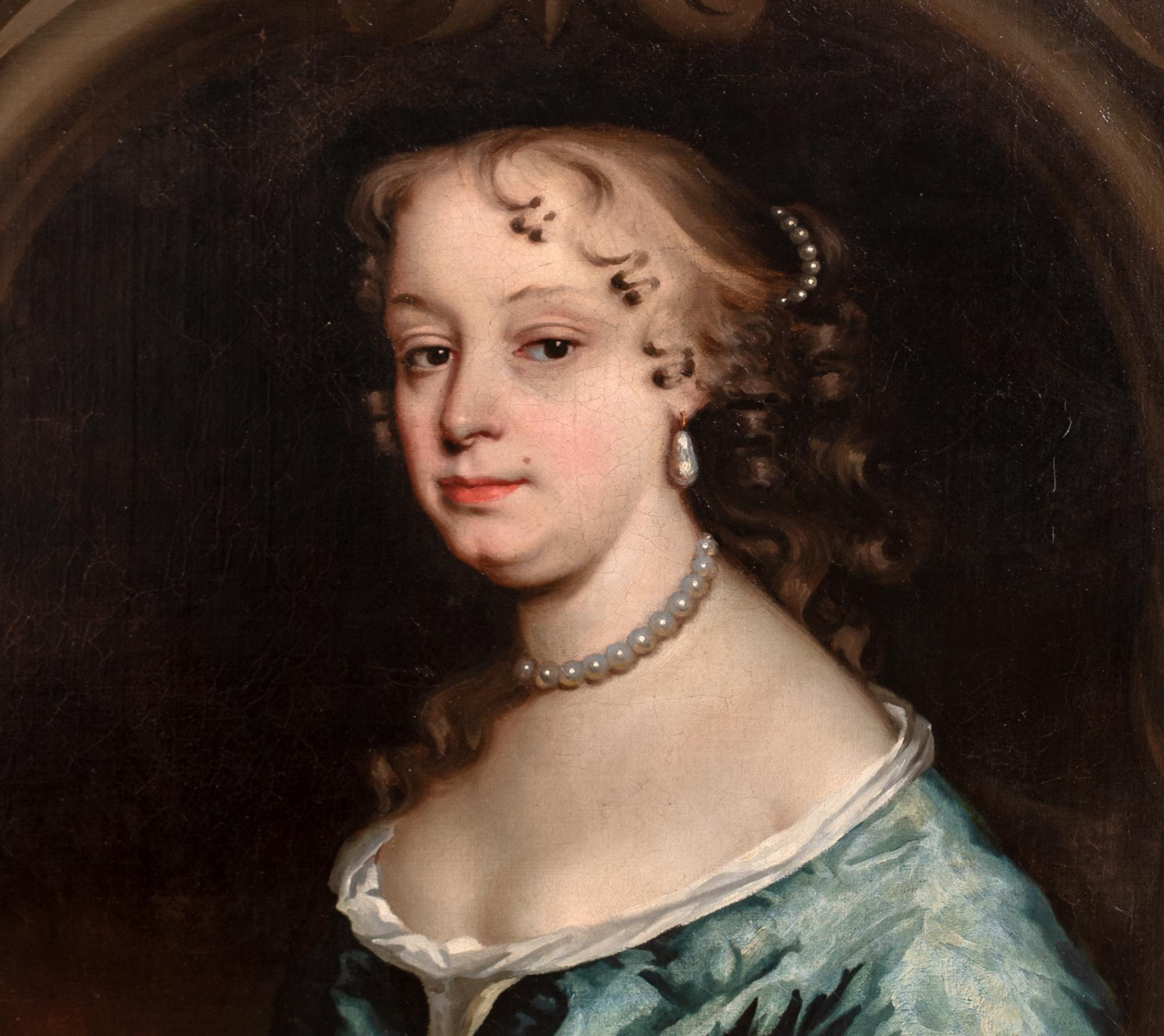 Ritratto di Mary Wither di Andwell, XVII secolo  Jacob Huysmans (1633-1696) in vendita 6