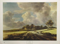 "Wheatfields" by Jacob Isaac Van Ruisdael. Limited Edition Print by NYGS, 1945.