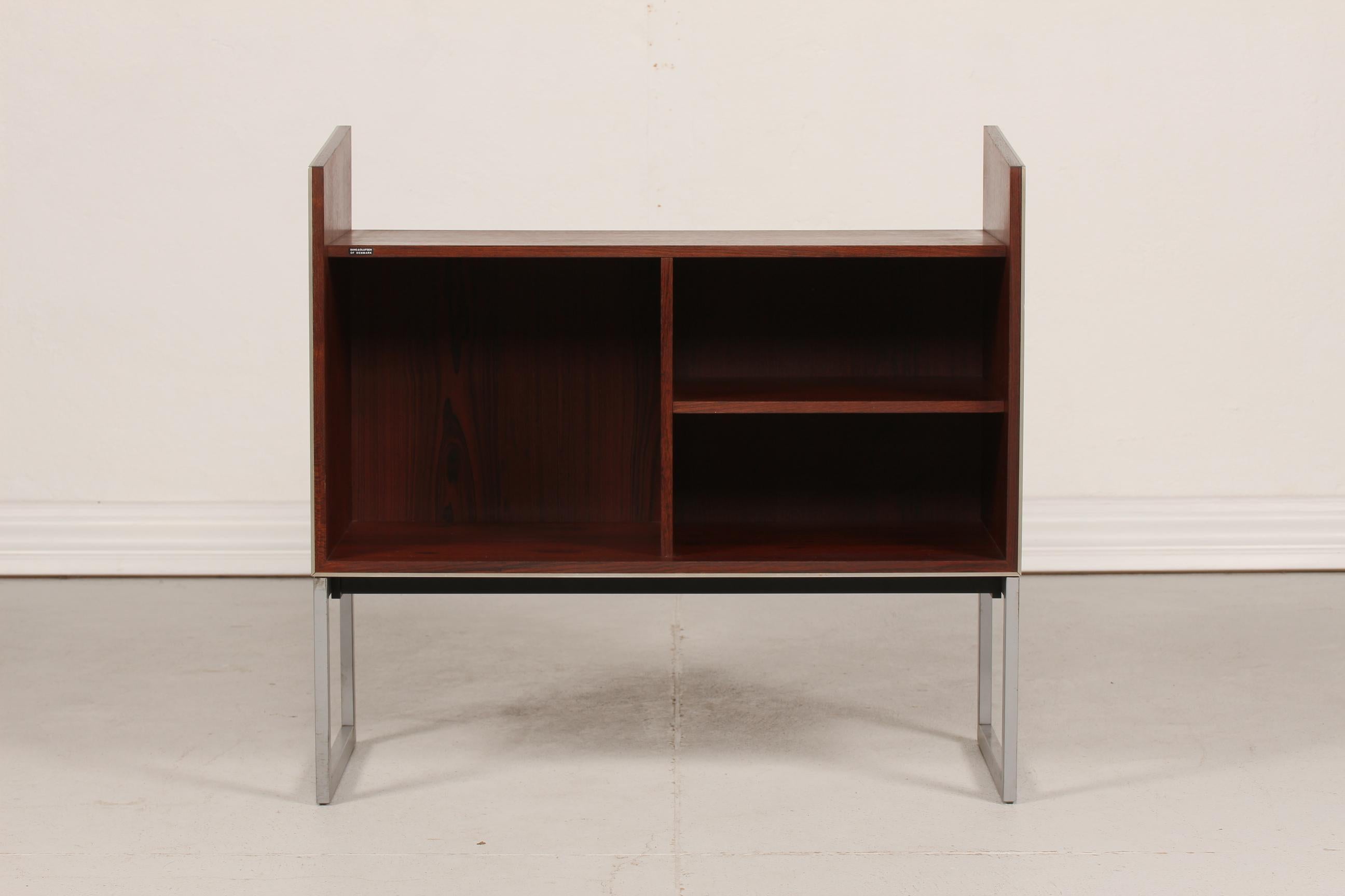 Mid-Century Modern Jacob Jensen for Bang & Olufsen Rosewood and Metal Audio System Cabinet, 1980s