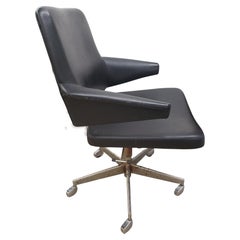 Jacob Jensen pour Labofa fauteuil de bureau en cuir noir