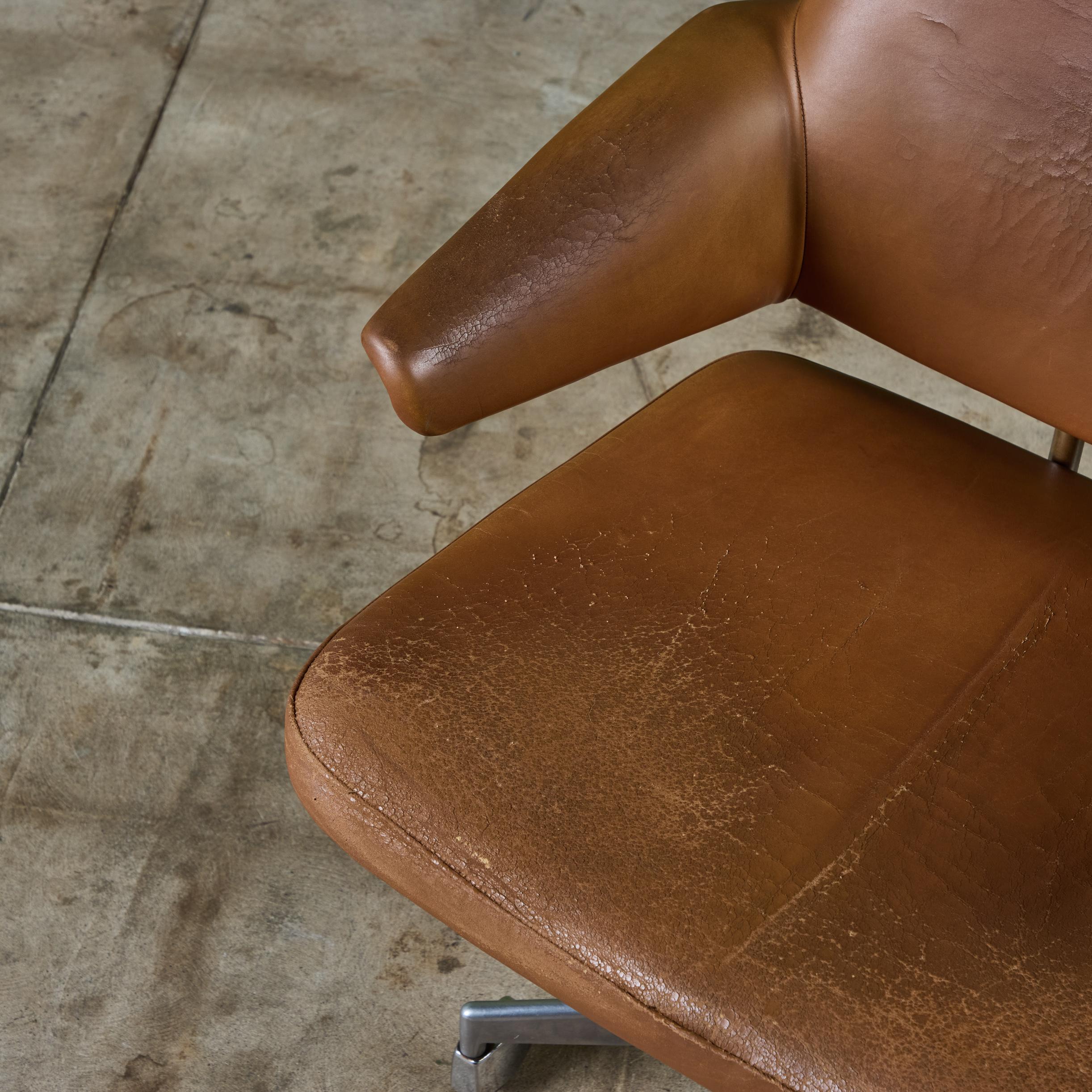 Jacob Jensen Leather Desk Chair For Labofa 4