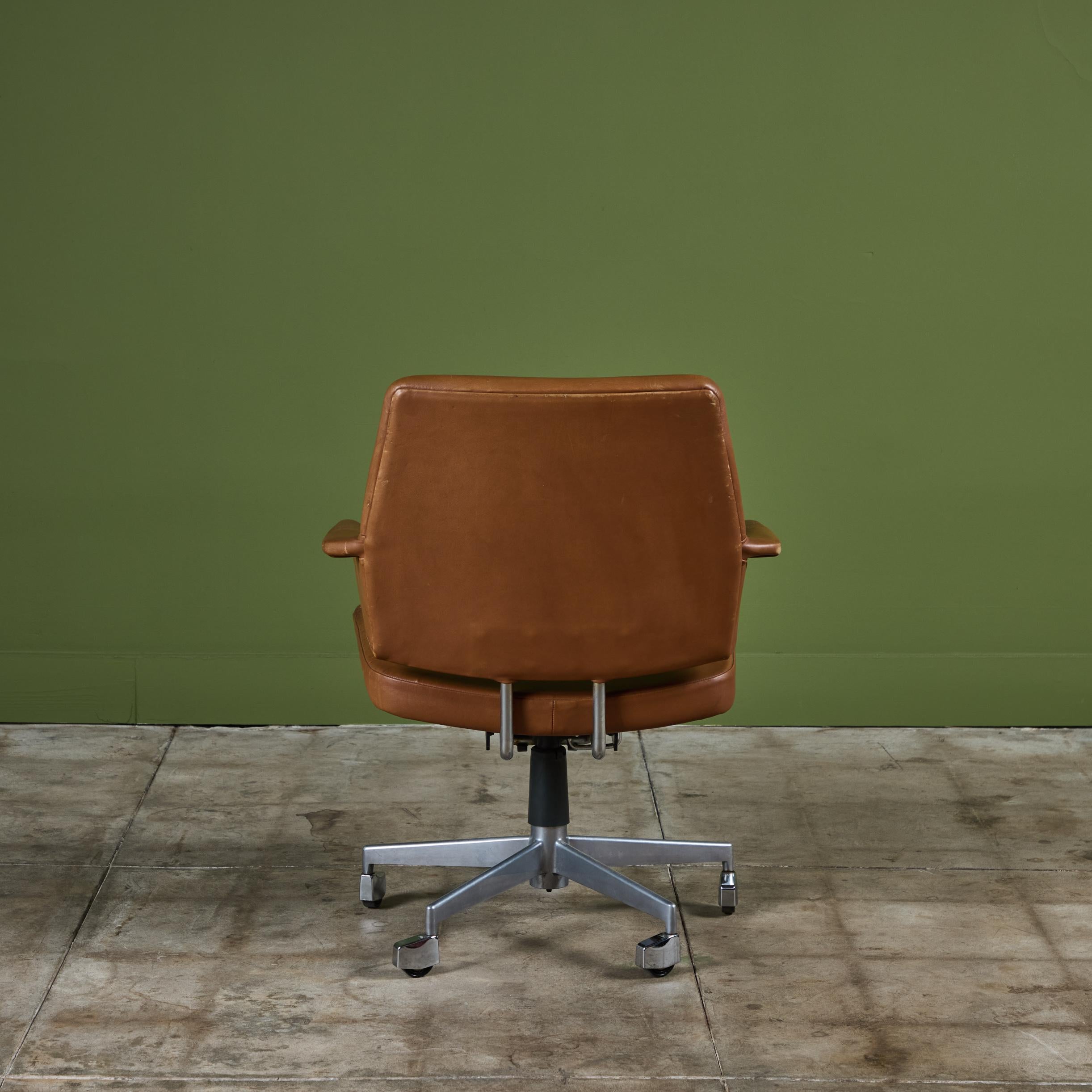 Jacob Jensen Leather Desk Chair For Labofa 2