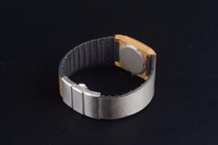 Jacob Jensen. Rectangular wristwatch in titanium, ca. 1990s.