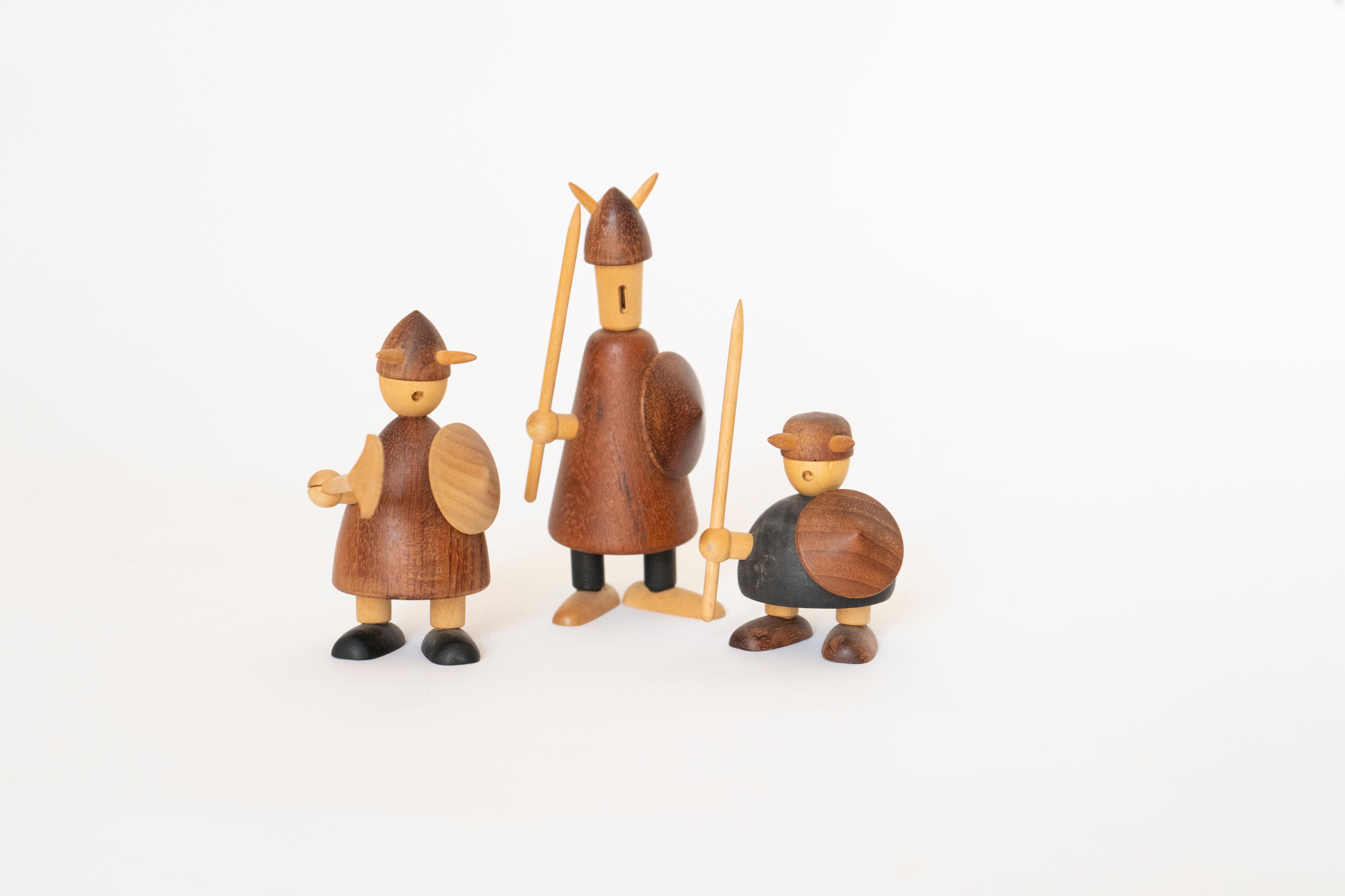 Jacob Jensen Scandinavian Miniature Danish Vikings, 1950s For Sale 3