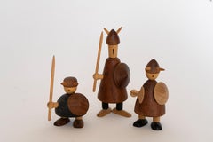 Jacob Jensen Scandinavian Miniature Danish Vikings, 1950s
