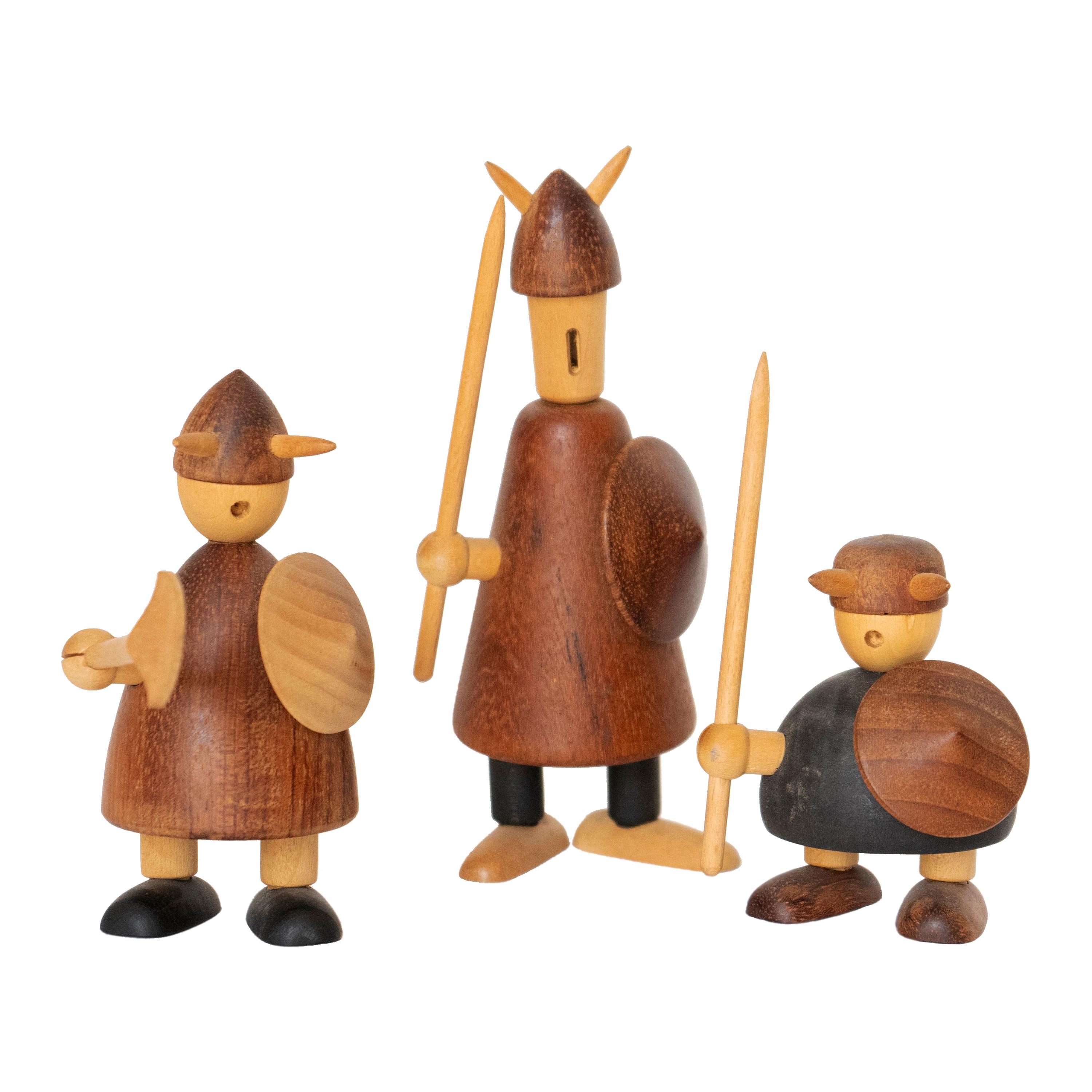 Jacob Jensen Scandinavian Miniature Danish Vikings, 1950s For Sale