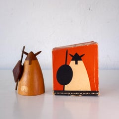 Jacob Jensen Viking Norseman en teck, érable et bois de rose dans sa boîte d'origine, années 1950