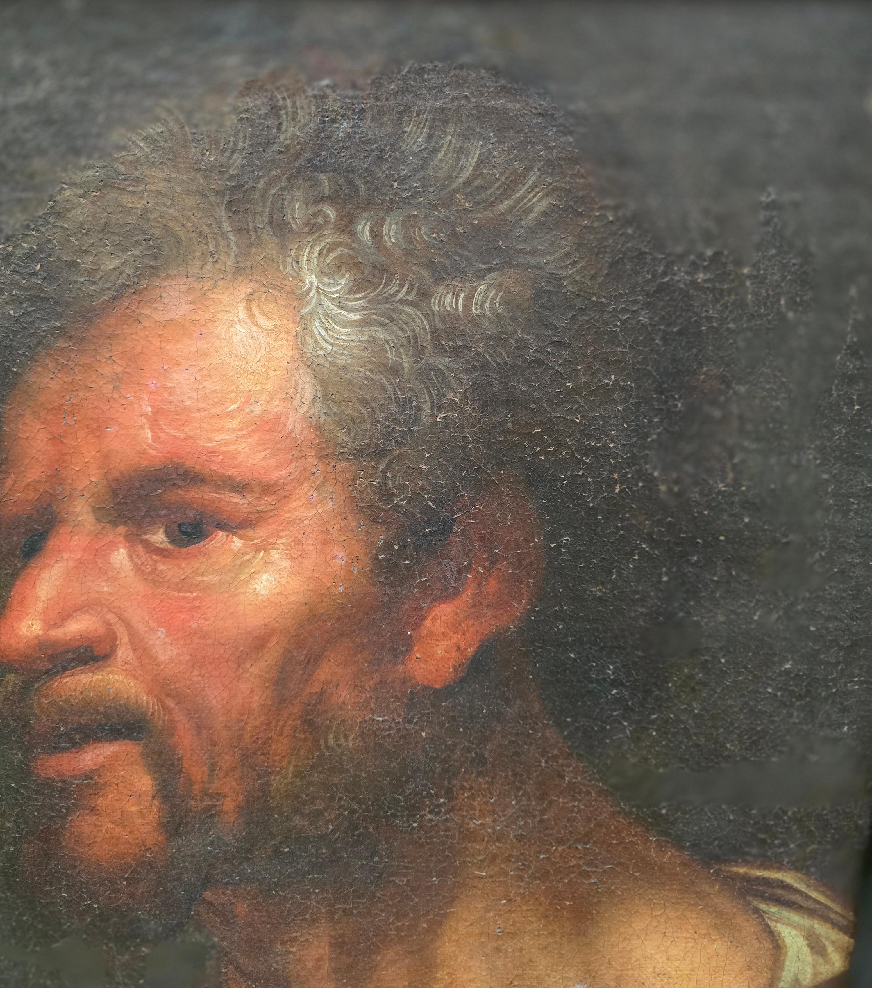 Abraham Grapheus - Old Masters Painting by Jacob Jordaens (Antwerp 1593 - Antwerp 1678)