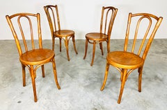 Jacob & Josef Kohn Bentwood Mazowia Thonet Style Cafe Bistro Chairs Poland, 1910