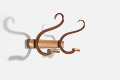 Jacob & Josef Kohn, Coat Hanger, Wood, Vienna, Austria, 1890s