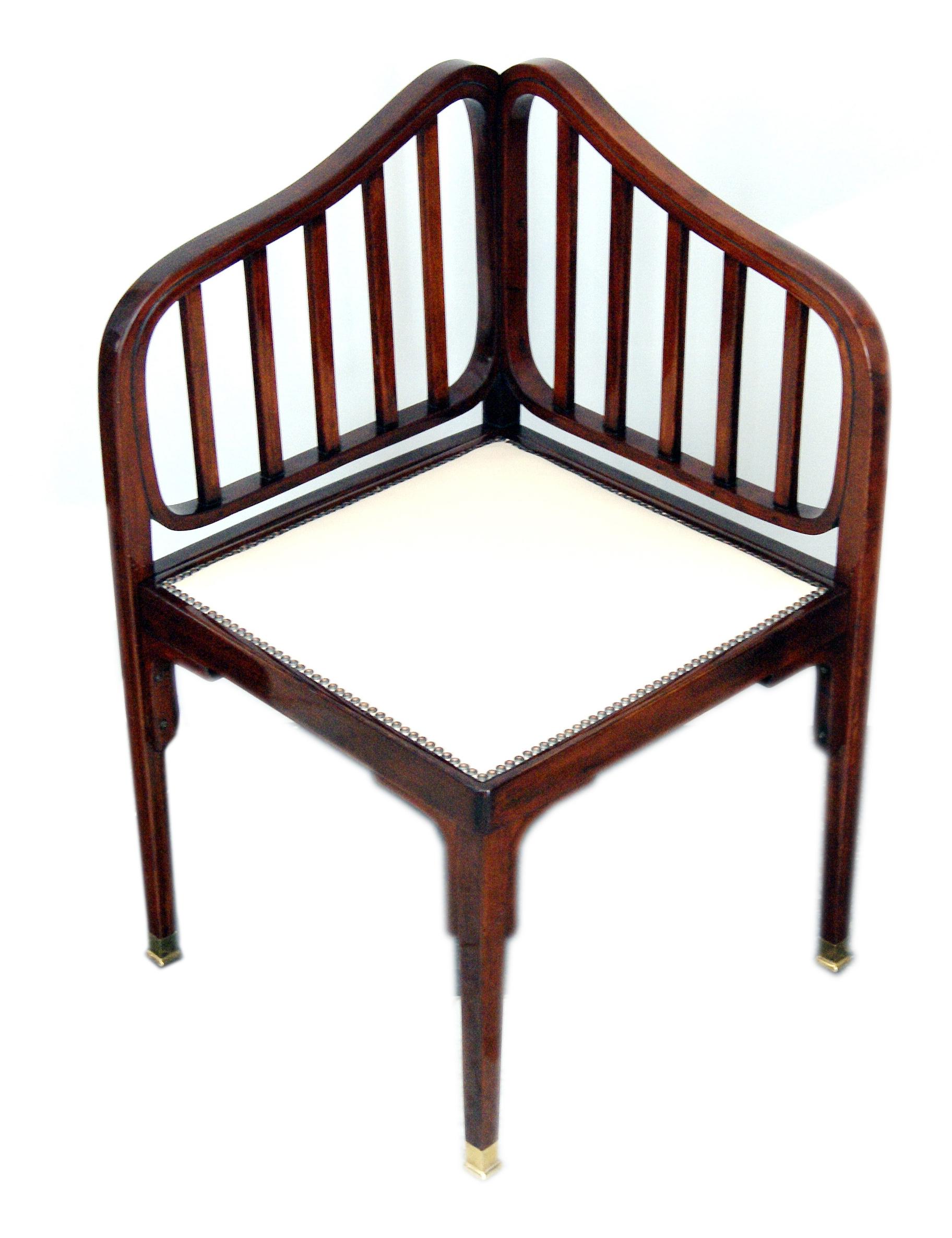 Early 20th Century Jacob & Josef Kohn Vienna Art Nouveau Settee Number 412 by Otto Wagner c.1901 For Sale