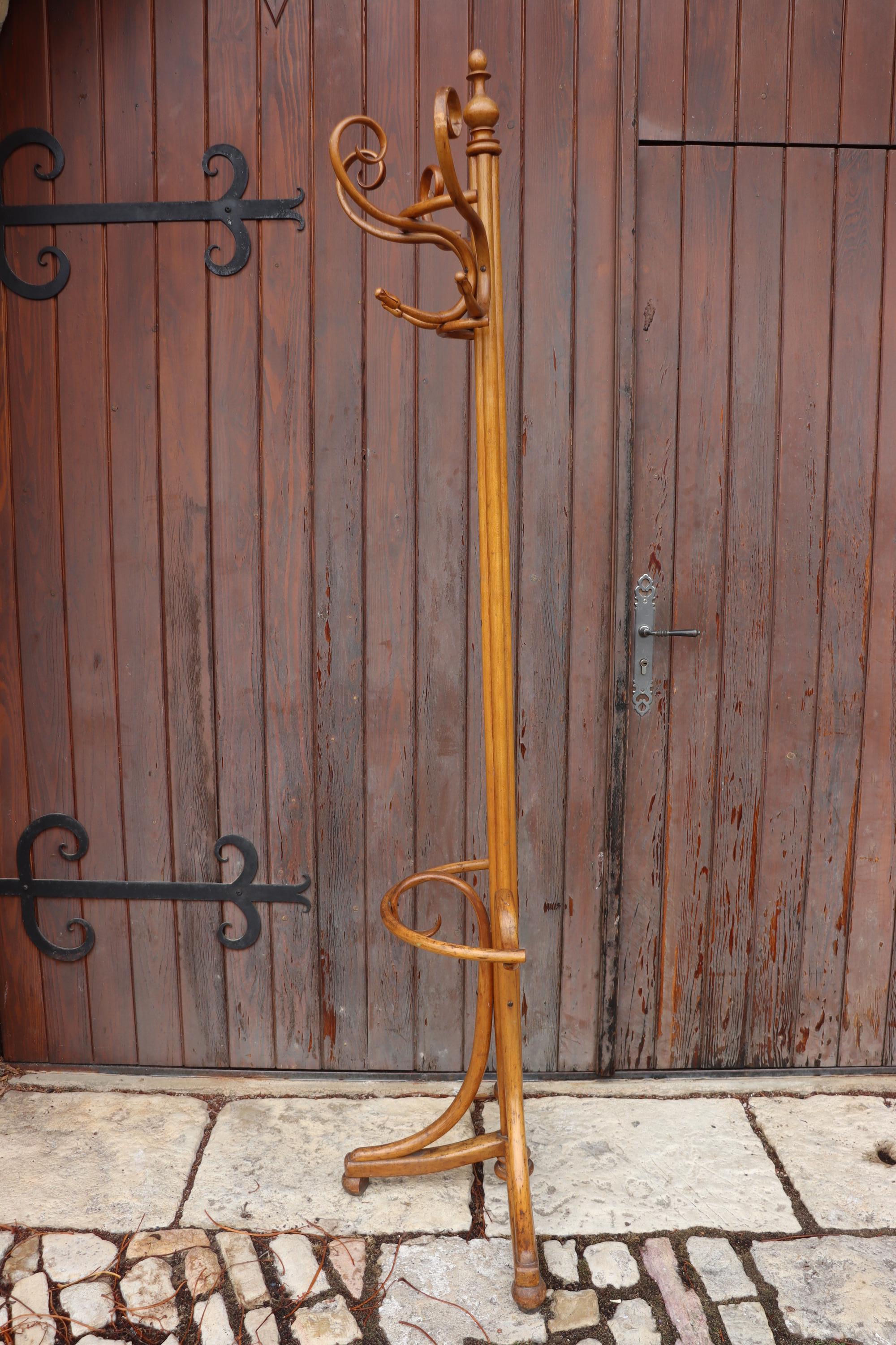 Jacob & Joseph Kohn Semi-spherical Coat Rack In Bentwood im Angebot 1