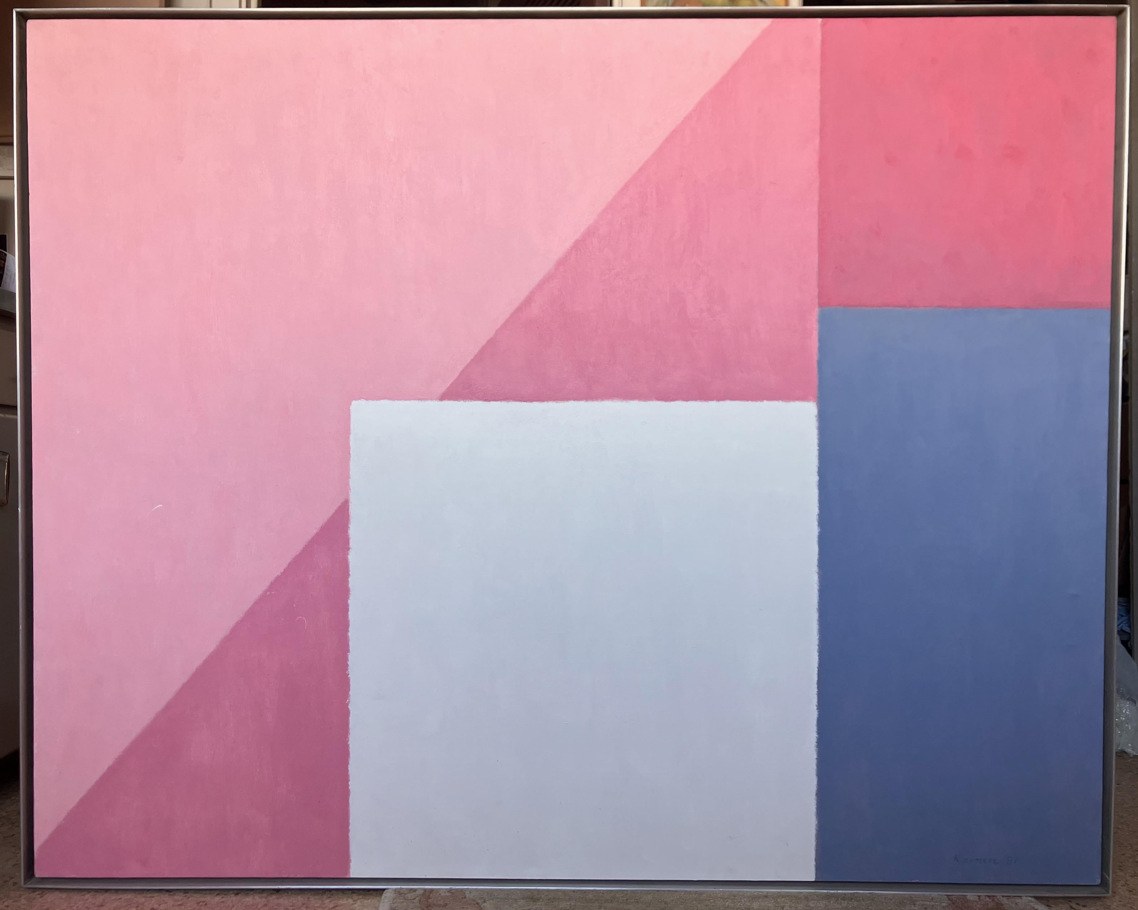 Aegean XI - Abstract Painting by Jacob Kainen