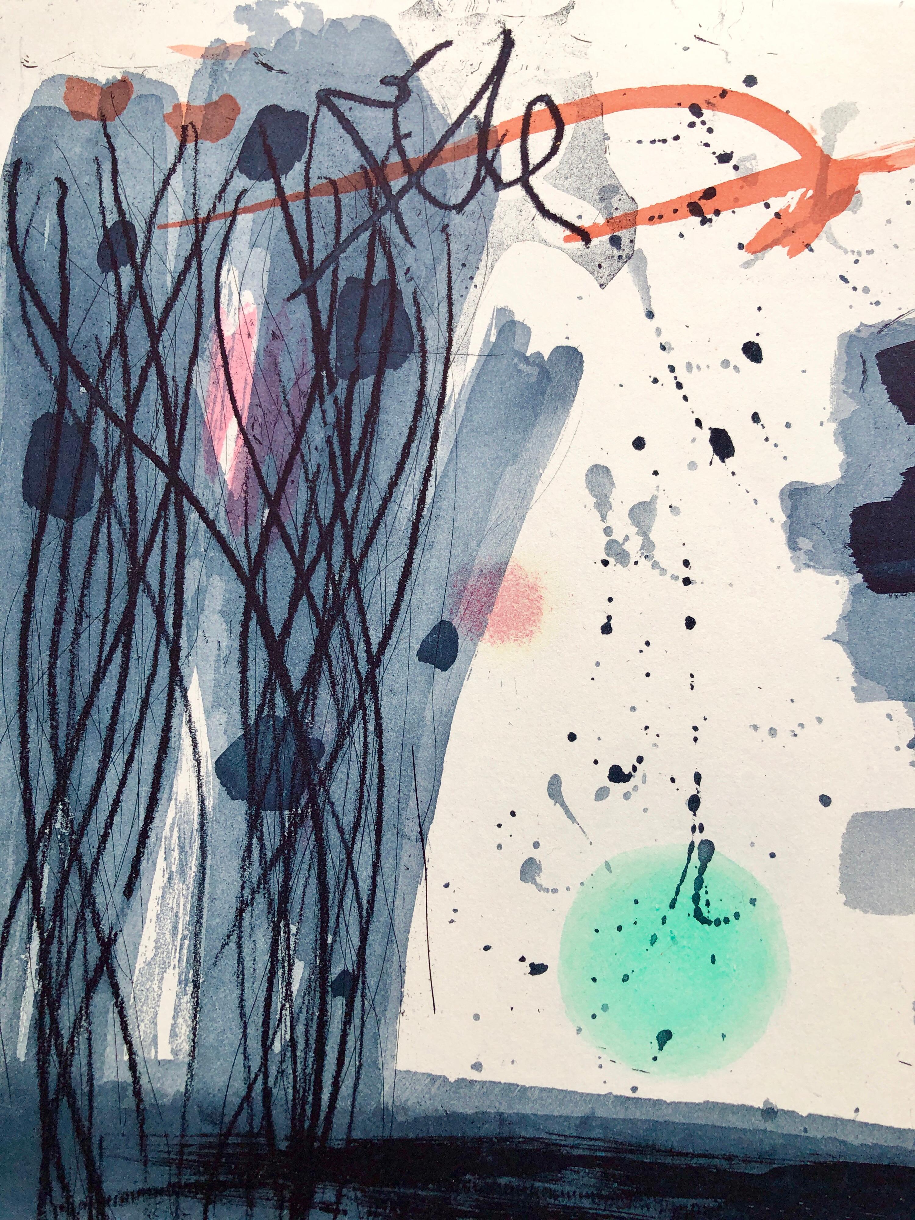 Jacob Kainen (American 1909-2001) color softground etching and aquatint on Rives BFK paper, 1977, hand signed in pencil, limited edition. (image is 16 X 20 inches)
The Print Club of Cleveland 1978
Jacob Kainen (December 7, 1909 – March 19, 2001) was