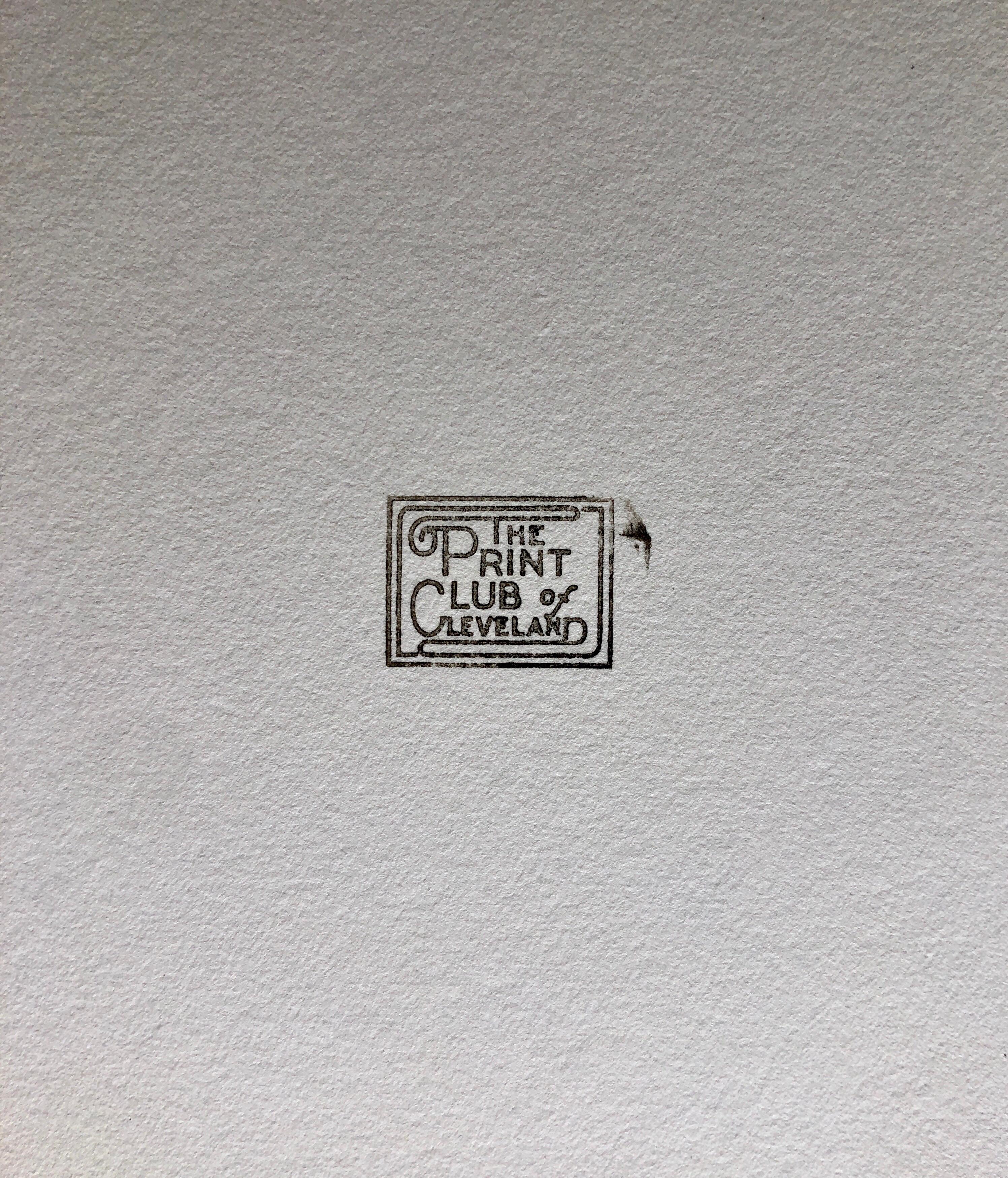 1970's American Abstract Expressionist Color Stain Aquatint Etching WPA Artist 5