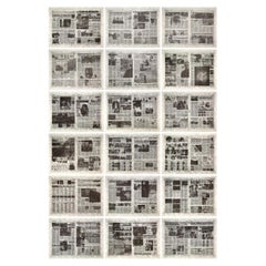 Ensemble de 18 lithographies de Jacob Kassay, 2014