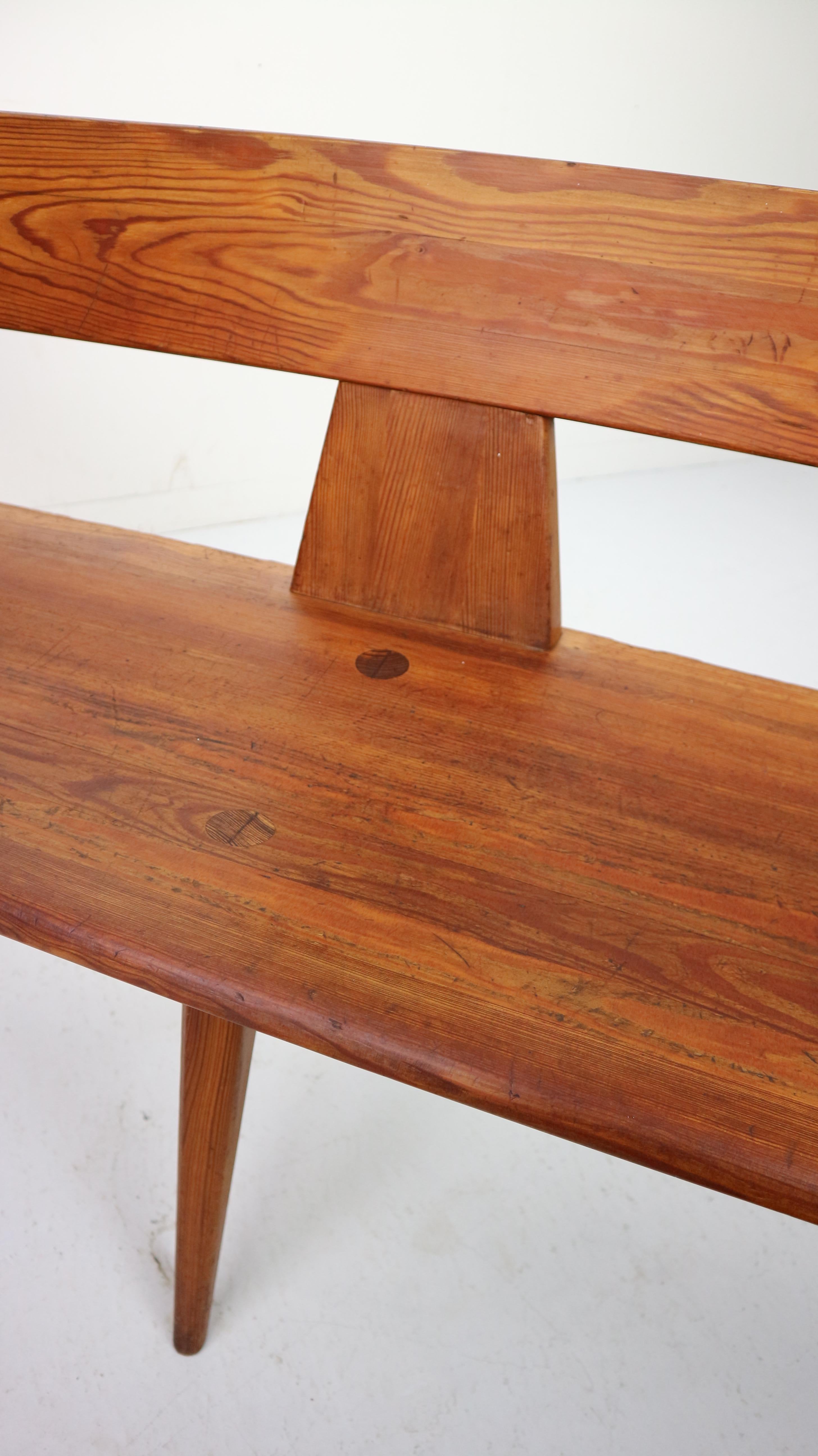 Jacob Kielland Brandt Bench and table handcrafted for Christiansen, 1960s 7