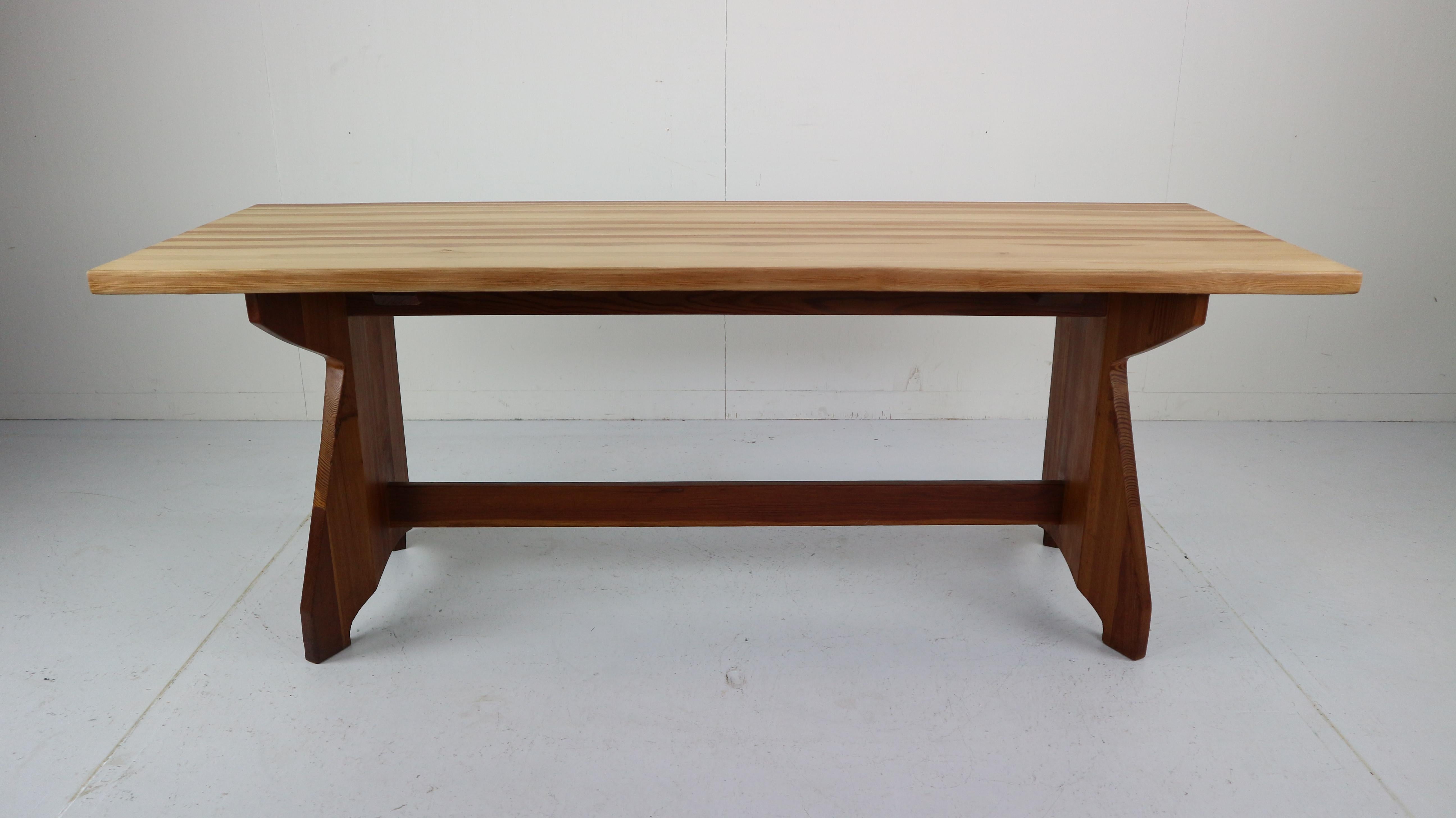 Jacob Kielland Brandt Bench and table handcrafted for Christiansen, 1960s 9