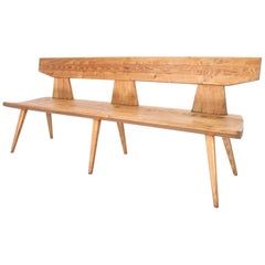 Jacob Kielland Brandt Bench in Pine for Christiansen, Handcrafted 1960s