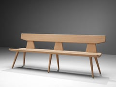 Jacob Kielland-Brandt Bench in Stained Solid Pine