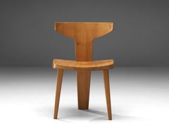 Jacob Kielland-Brandt Sculptural Chair in Solid Pine