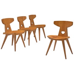 Jacob Kielland-Brandt Set of Four Dining Chairs