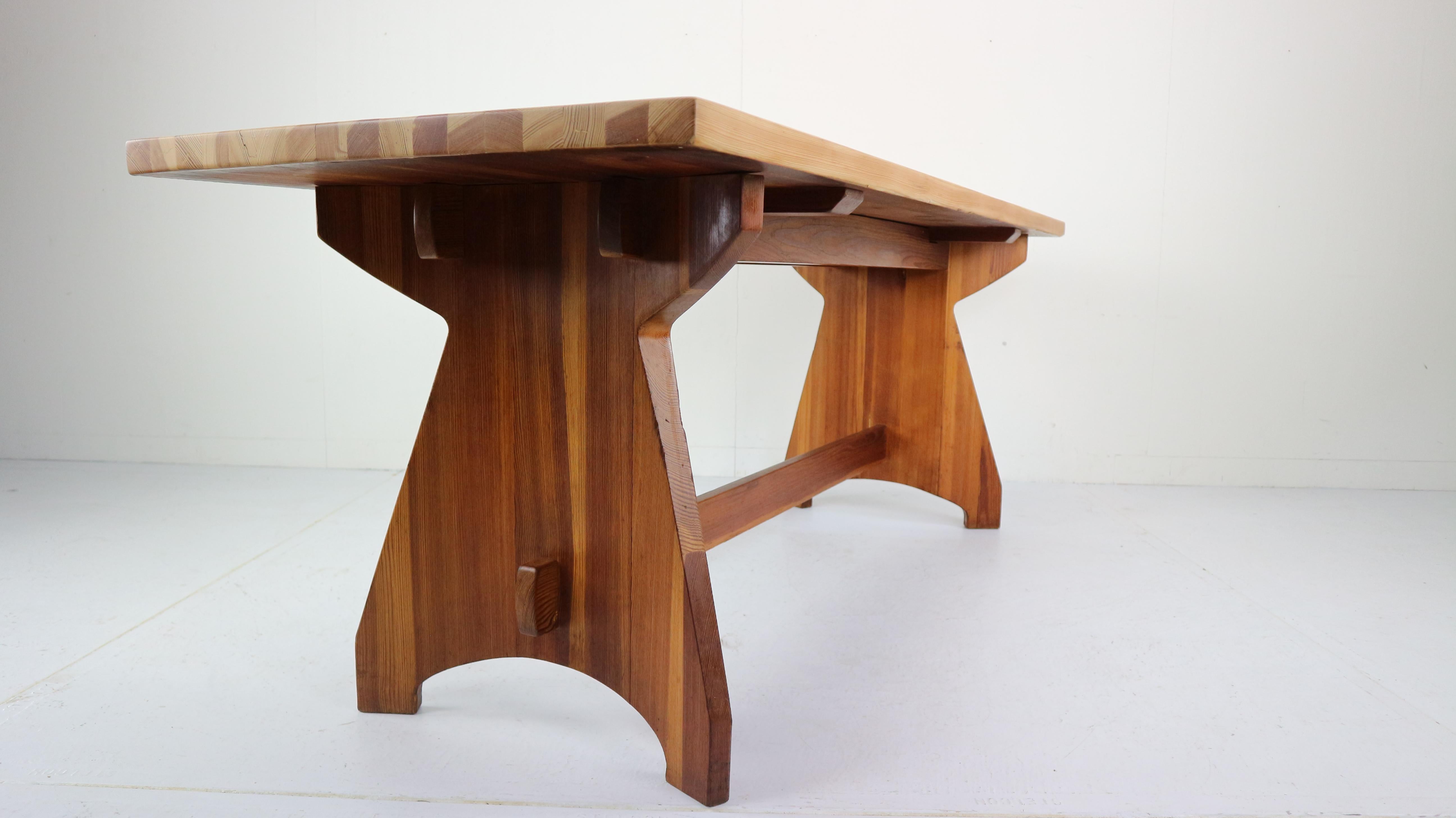 Jacob Kielland Brandt table handcrafted for Christiansen, 1960s 4