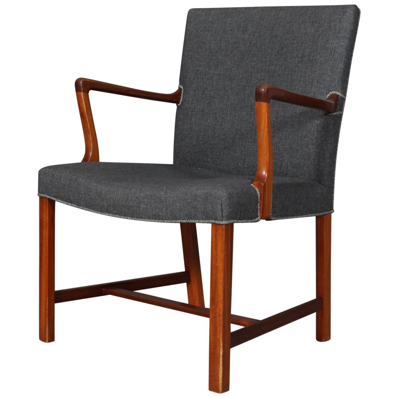 Jacob Kjaer Lounge Chair with Ottoman at 1stDibs