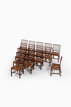 Jacob Kjær Dining Chairs Model Paris Produced by Cabinetmaker Jacob Kjær