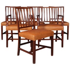 Jacob Kjær, Six "Pariser Stolen" Chairs