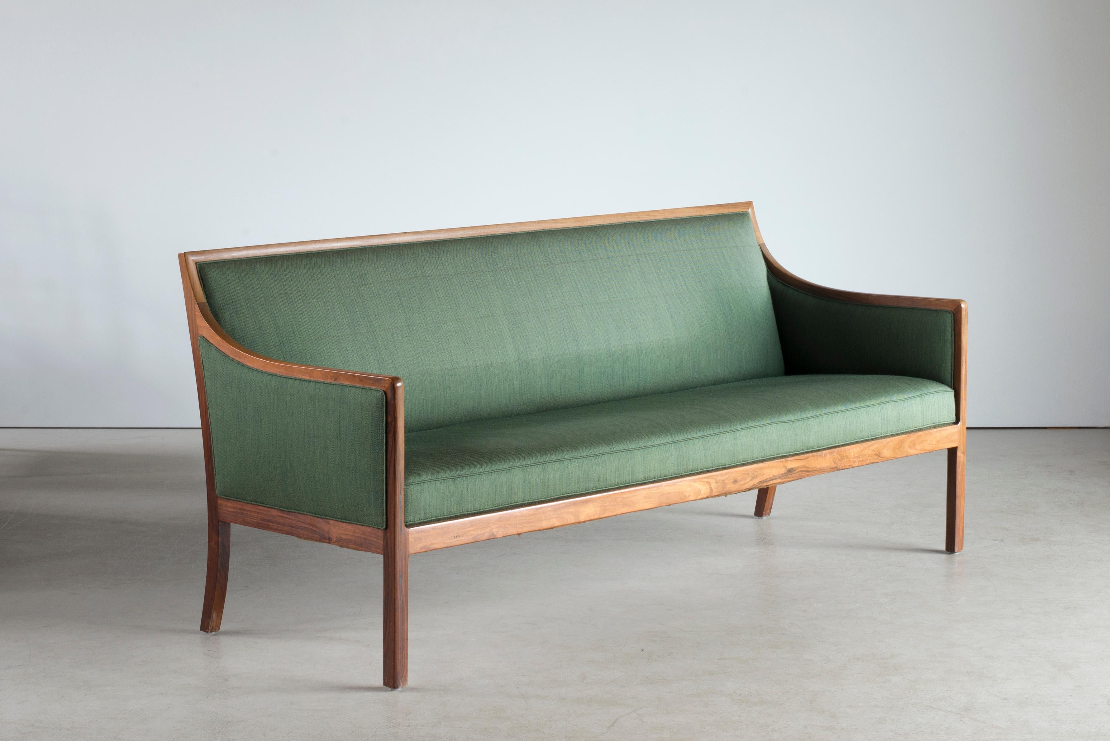 Scandinavian Modern Jacob Kjaer Freestanding sofa of Rosewood For Sale