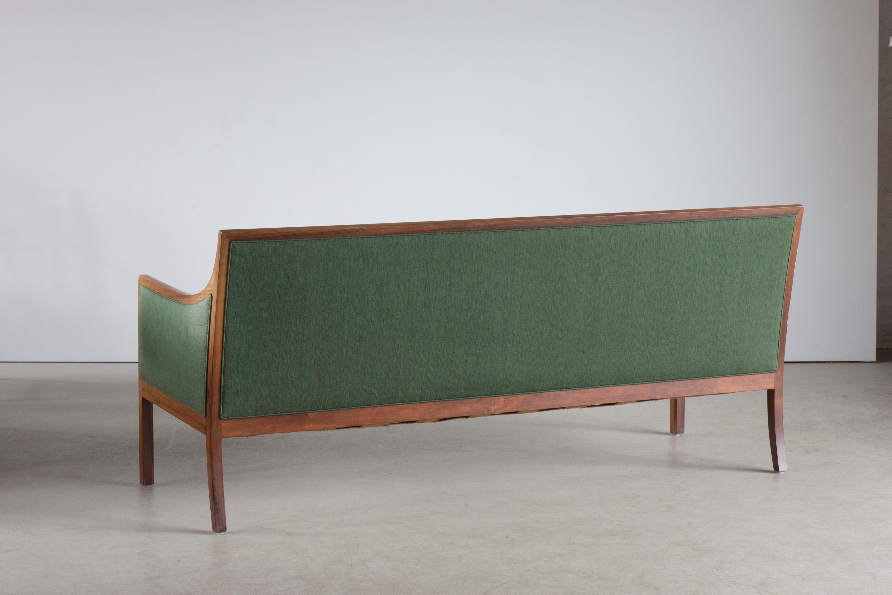 Danish Jacob Kjaer Freestanding sofa of Rosewood