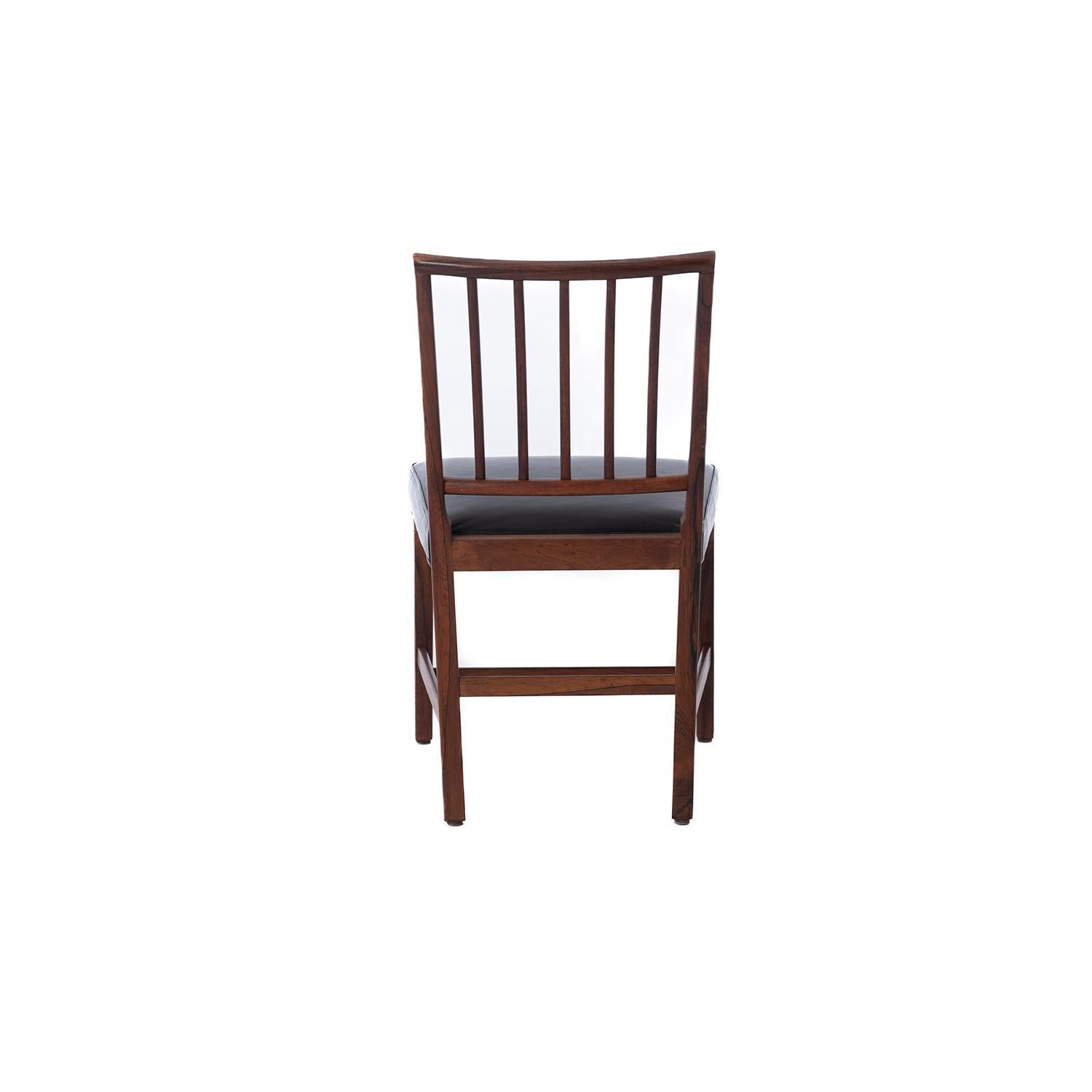 Rosewood Jacob Kjaer Grand Prix Paris Dining Chairs For Sale