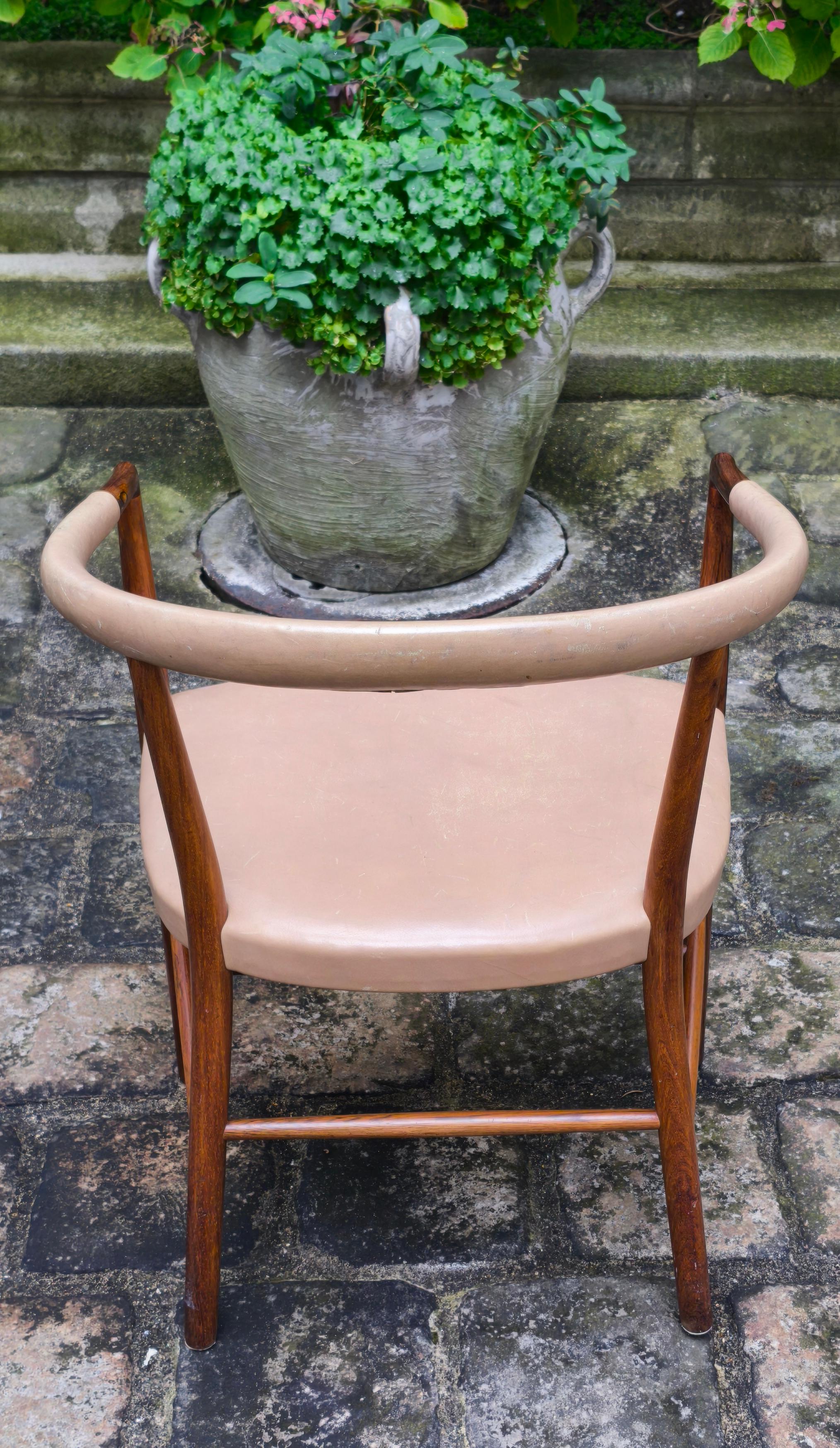 Jacob Kjaer Modelo B-37 Silla de palisandro, sillón, 1949 en venta 6