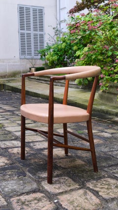 Jacob Kjaer Model B-37 Rosewood Chair, Armchair, 1949