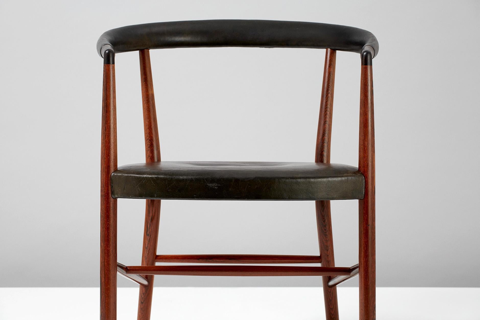 Mid-20th Century Jacob Kjaer Model B-37 Rosewood Un Chair, 1949 For Sale