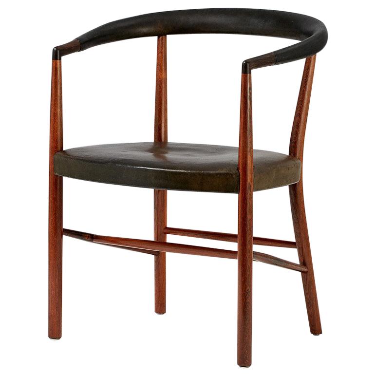 Jacob Kjaer Model B-37 Rosewood Un Chair, 1949 For Sale