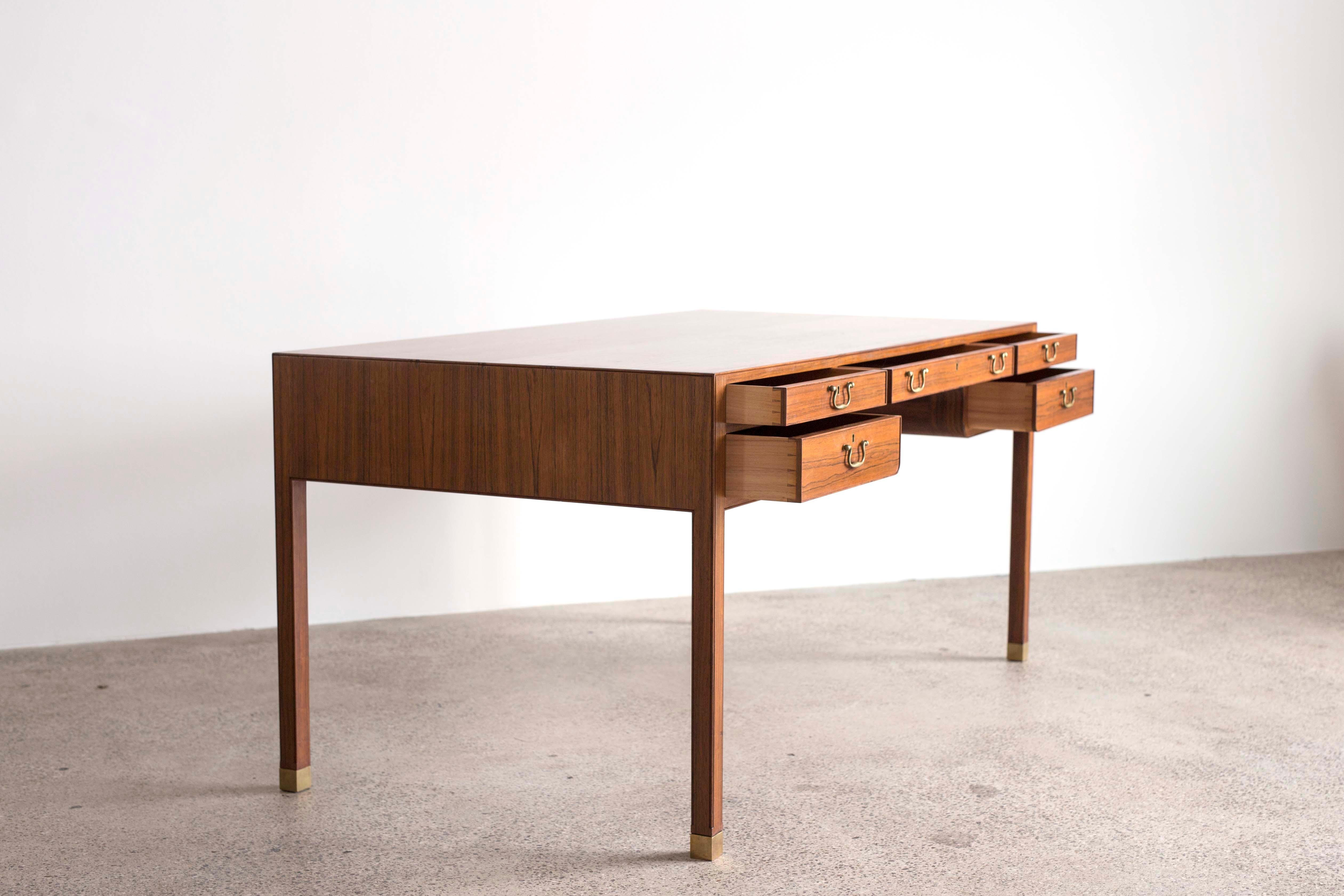Mid-20th Century Jacob Kjær Rosewood Desk