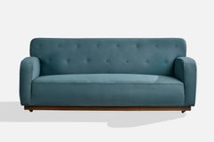 Jacob Kjær, Sofa, Fabric, Beech, Fabric, Denmark, 1940s