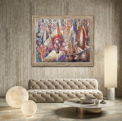 Historical journey, Painting, Oil on Canvas