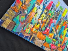 Marktdynamik, Gemälde, Acryl auf Leinwand