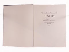 Jacob Lawrence Il primo libro di Mosè chiamato Genesi Libro rilegato Serigrafie