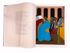 Jacob Lawrence Il primo libro di Mosè chiamato Genesi Libro rilegato Serigrafie