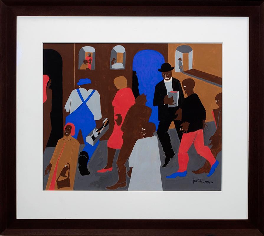 What style of art is Jacob Lawrence known for?