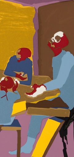 Jacob Lawrence, Family, from Hiroshima, 1983