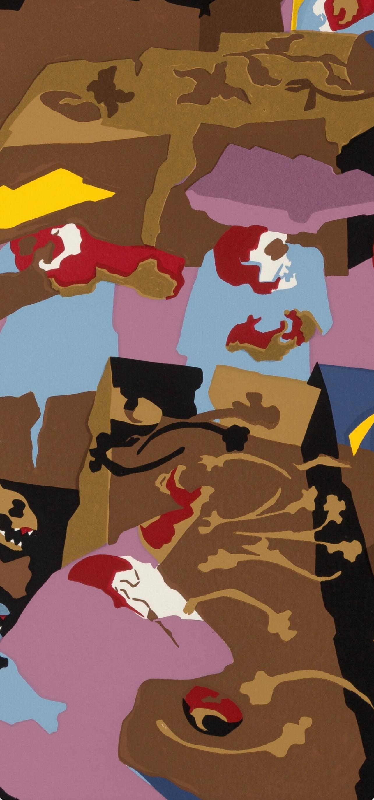 Composition, Hiroshima, Jacob Lawrence For Sale 2